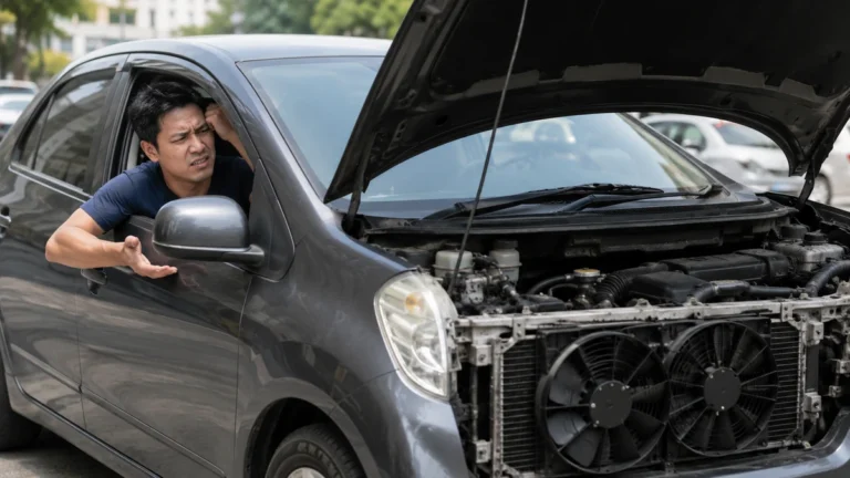 ac mobil tidak dingin saat berhenti