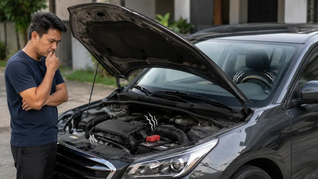 mobil bergetar saat idle