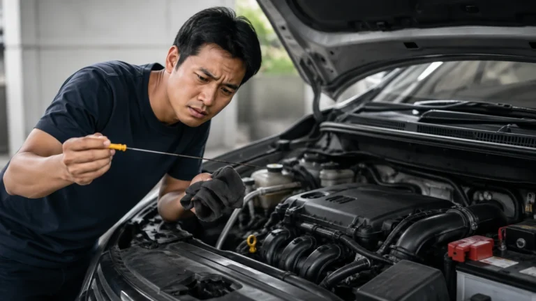 oli mesin mobil cepat berkurang