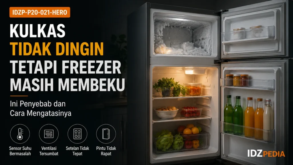 Kulkas Tidak Dingin tetapi Freezer Masih Membeku: Apa yang Perlu Dicek?