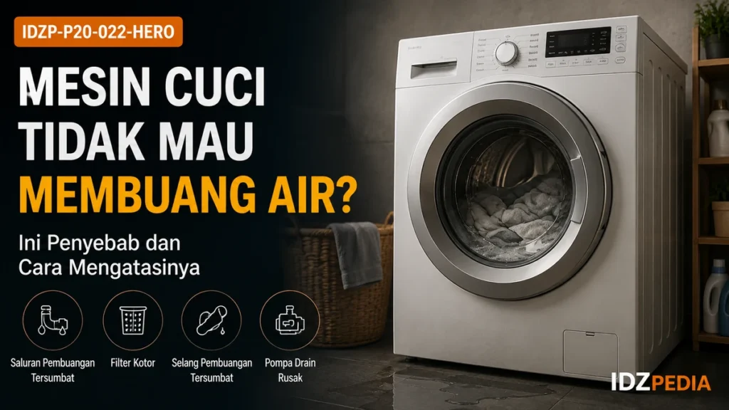 Mesin Cuci Tidak Mau Membuang Air: Penyebab dan Pemeriksaan Awal