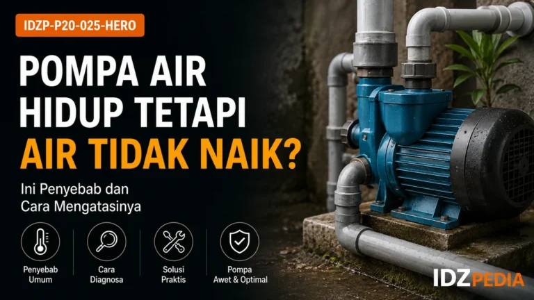Pompa Air Hidup tetapi Air Tidak Naik: Urutan Pemeriksaan yang Aman